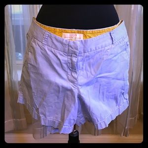 J. Crew Blue Chino Shorts Size 8